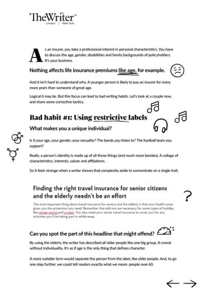 The Writer White Paper Insurers DEV page 1 V3