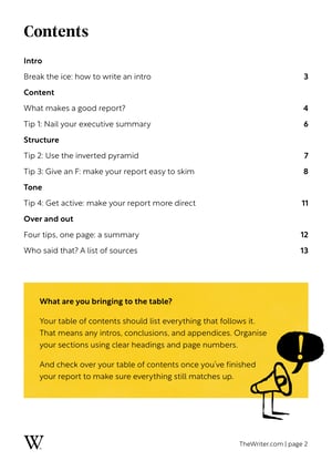 The Writer writing reports that get read whitepaper PREVIEW page 1